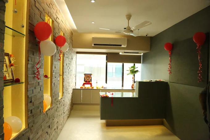 Reception area at HK Dental Care And Implant Center